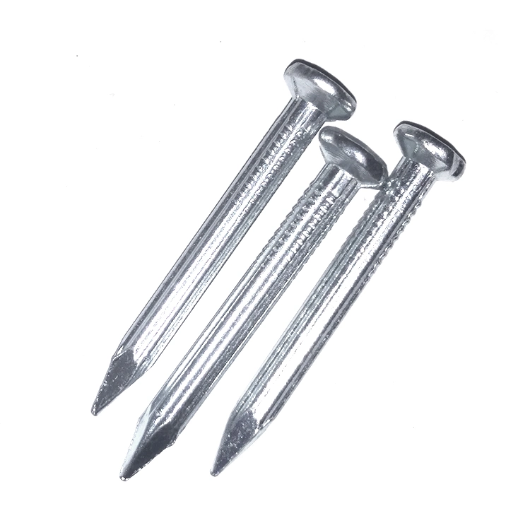 48-52HRC Galvanized Steel Grooved Concrete Coil Nails