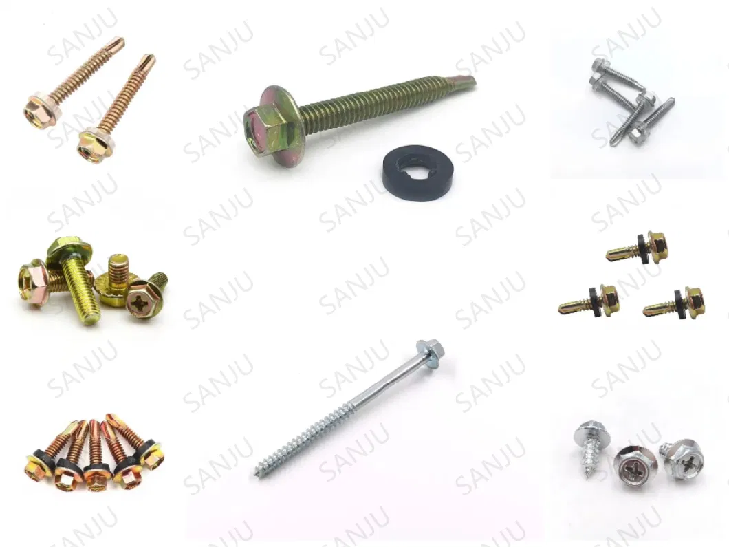 Blue Screws/Concrete Anchors Screws 1/4inch*1-1/4inch /Phillips Flat Head Anticorrosive Coating/Blue Anticorrosion Painting Cement Nail