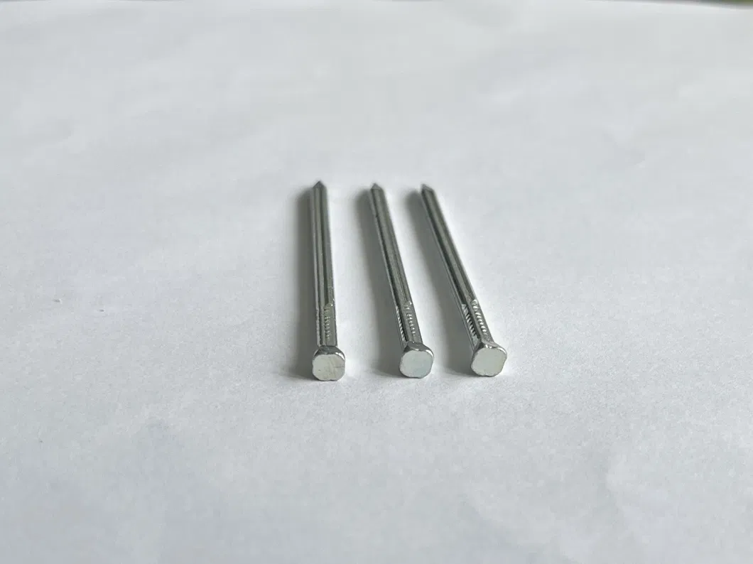 Quadrangled Countersunk Head DIP Galva Grooved Square Shank Nails