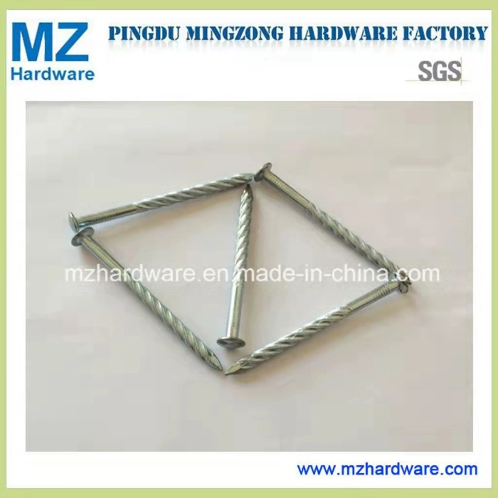 Galvanized Polished Twisted Shank Nail