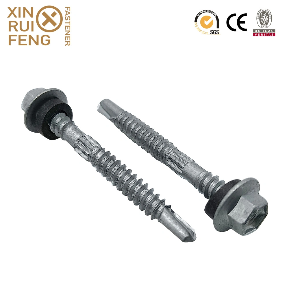 Xinruifeng Fastener Building Ruspert Zinc Geomet Roofing Hwh Hwf Head Self Drilling Screws