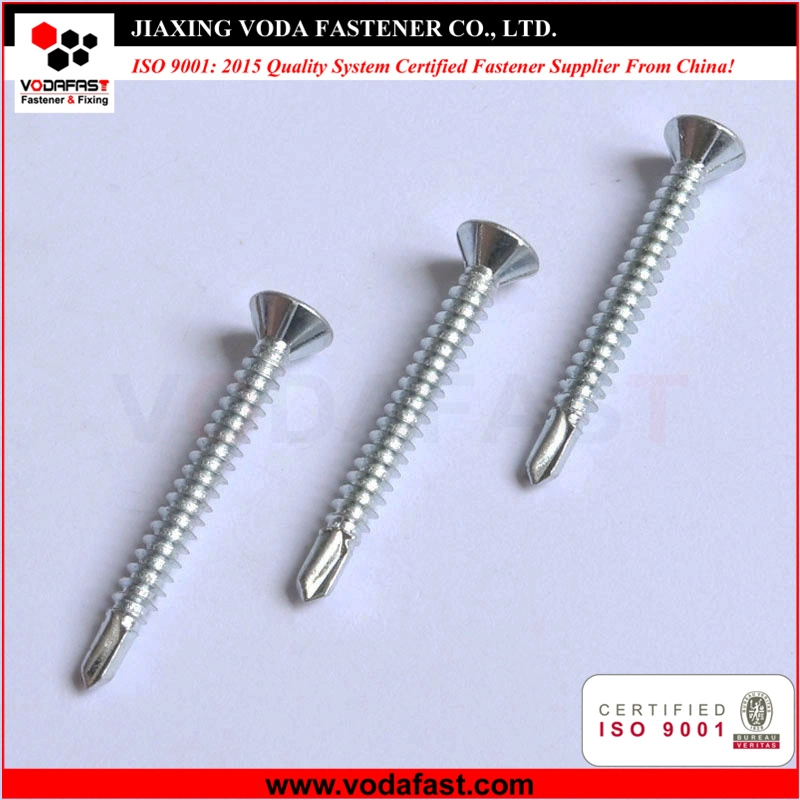 Vodafast DIN7504p Countersunk Head Self Drilling Screw with Nibs Under Head