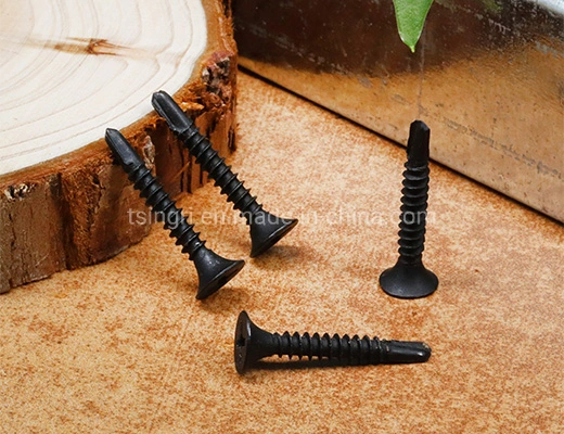 TGR/Tsingri Black Phosphating Bugle Phillips Flat Head Self-Drilling Screws