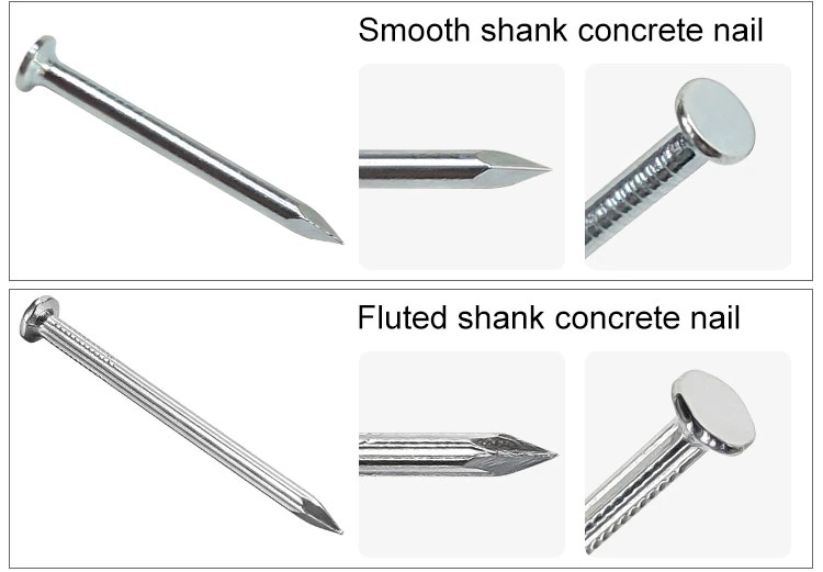 Premium Hardness Steel Concrete Nails for Building Construction