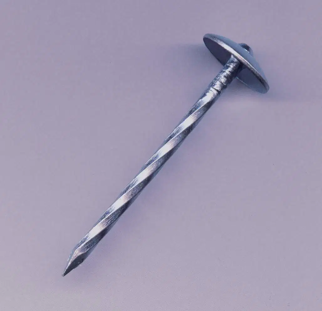 Galvanized Twist Shank Umbrella Roofing Nails