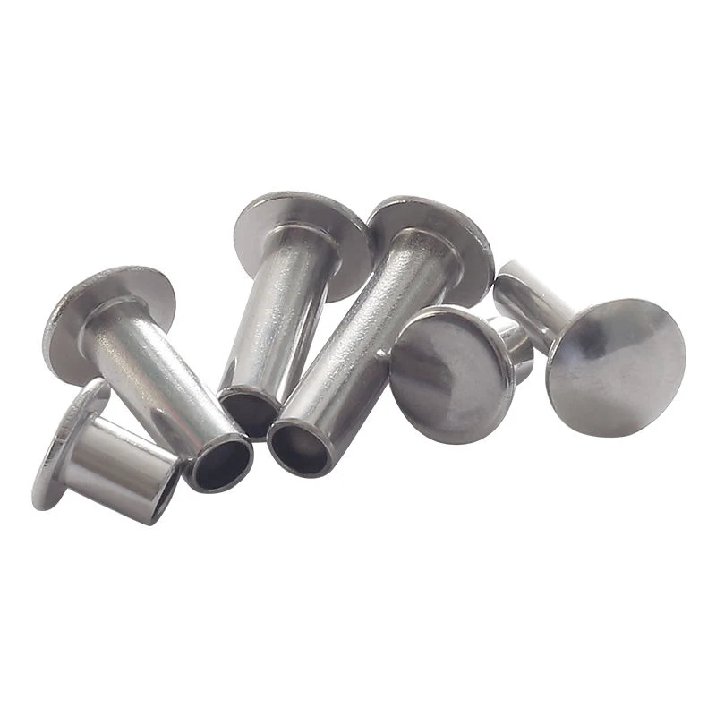 M2 M2.5 M3 M4 M5 M6 DIN 6791 Stainless Steel 304 Semi-Tubular Pan Head Semi Tubular Rivets