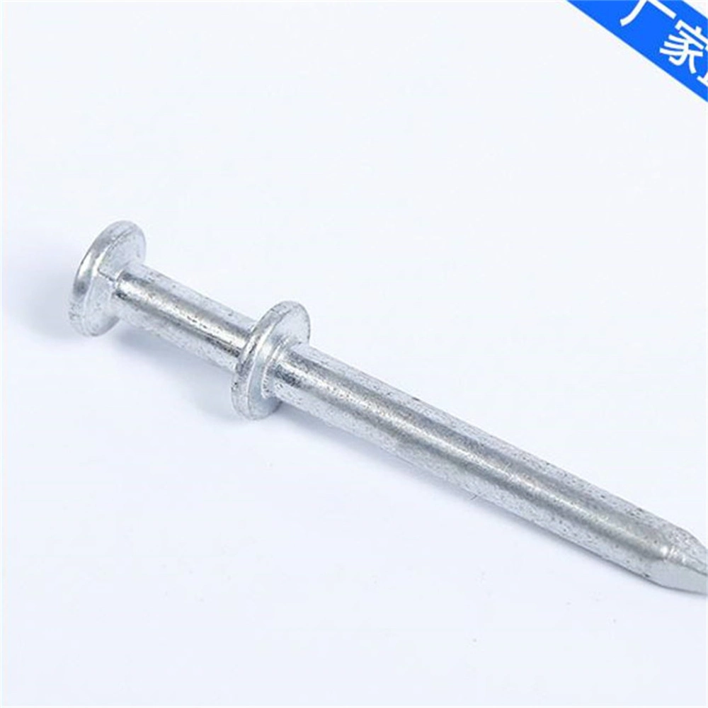 Polished Surface Double Head Nail Double Hat Nail