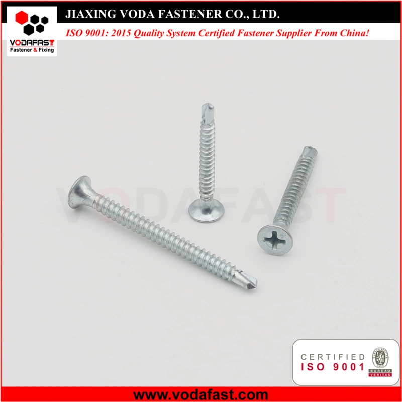 Vodafast DIN7504p Countersunk Head Self Drilling Screw with Nibs Under Head