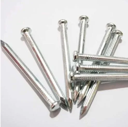 45#/55# Concrete Steel Nail Common Metal Iron Nail with Grooved/Fluted/Smooth/Spiral/Bamboo Shank Hardware