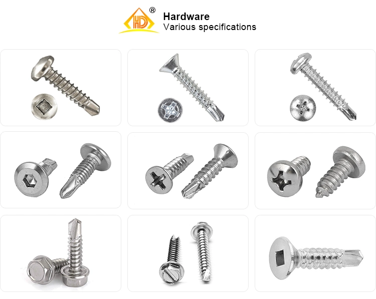 Custom St3.9*16 Stainless Steel Phillips Truss Head Self Drilling Screw