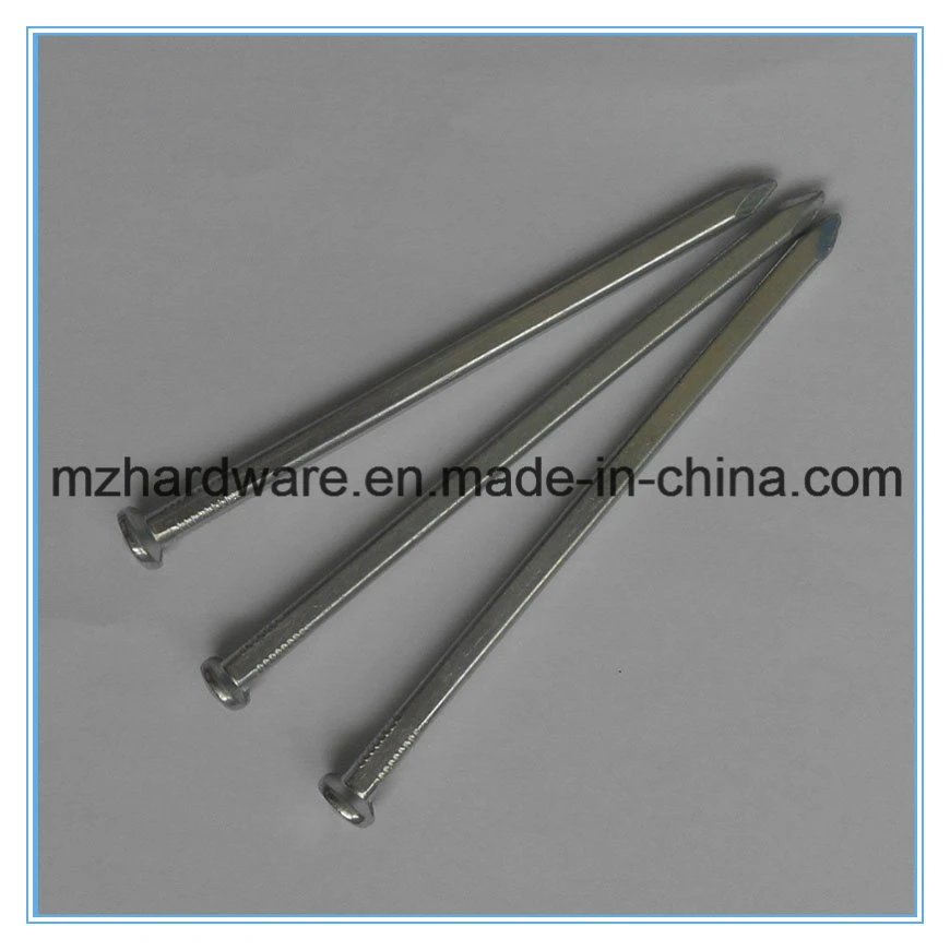 45# 55# 65# Electro/Galvanized Flat Head Concrete Steel Nail with Twist/Screw/Smooth Shank