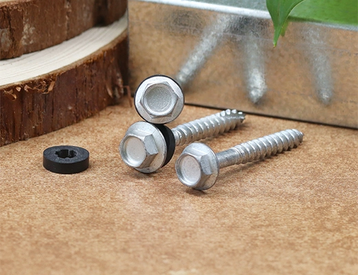 TGR/Tsingri Hex Flange Head Type17 Point Self-Tapping Screws with Composite EPDM Washer