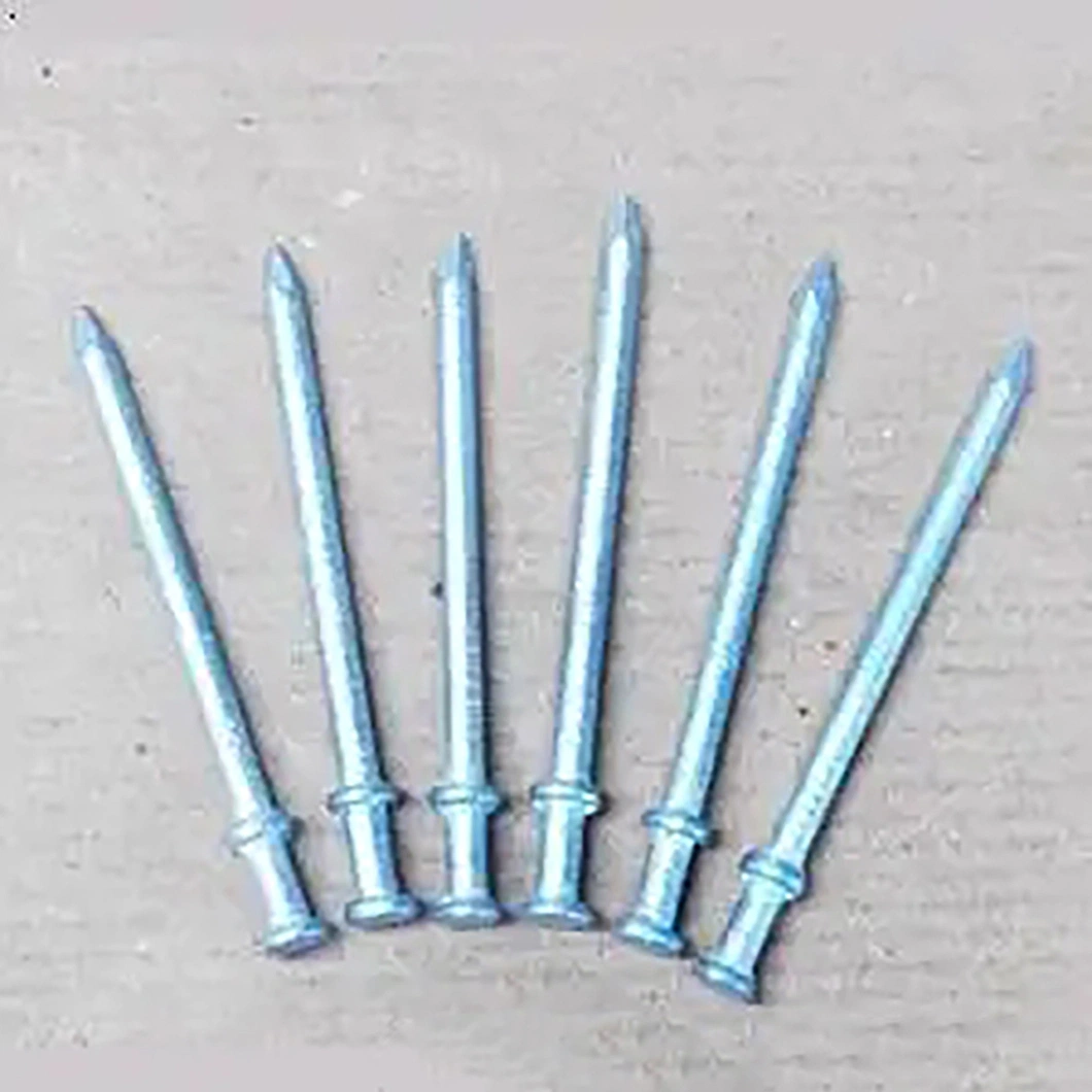 Low Carbon Steel/Double Strand Polished Nail/Round Head Construction Connector/Double Cap Nail