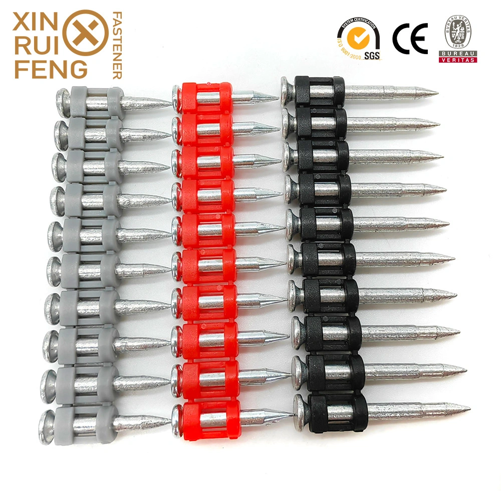 Plastic Collated Concrete Nails Steel Drive Gas Pins Shooting Nails