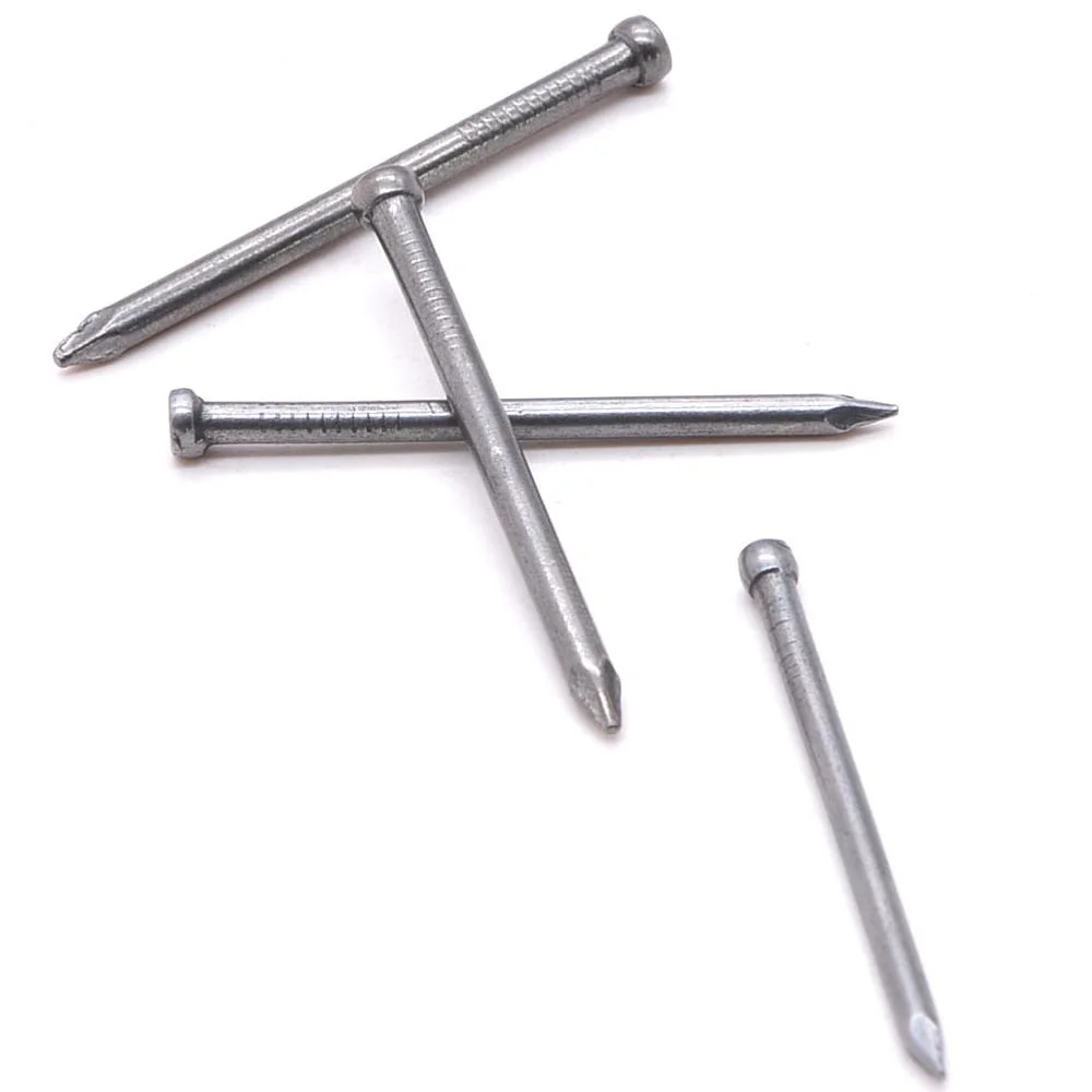 China Factory Wholesale Finishing Lost Round Head Headless Nails