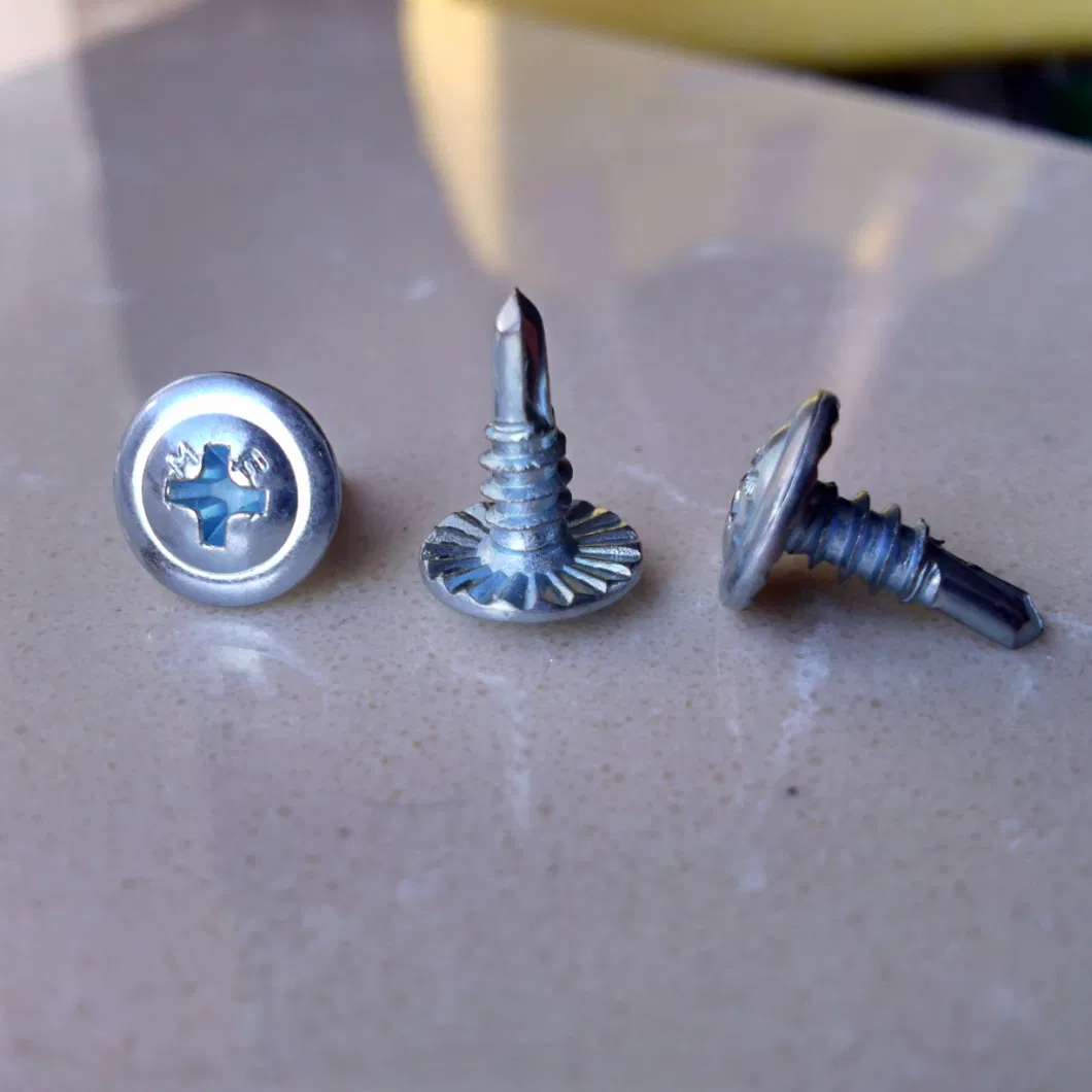 for Gypsum Board to 20-14 Steel Studs Bugle Head Cross Recess Fine Thread Black Phosphated Self Drilling Drywall Screws