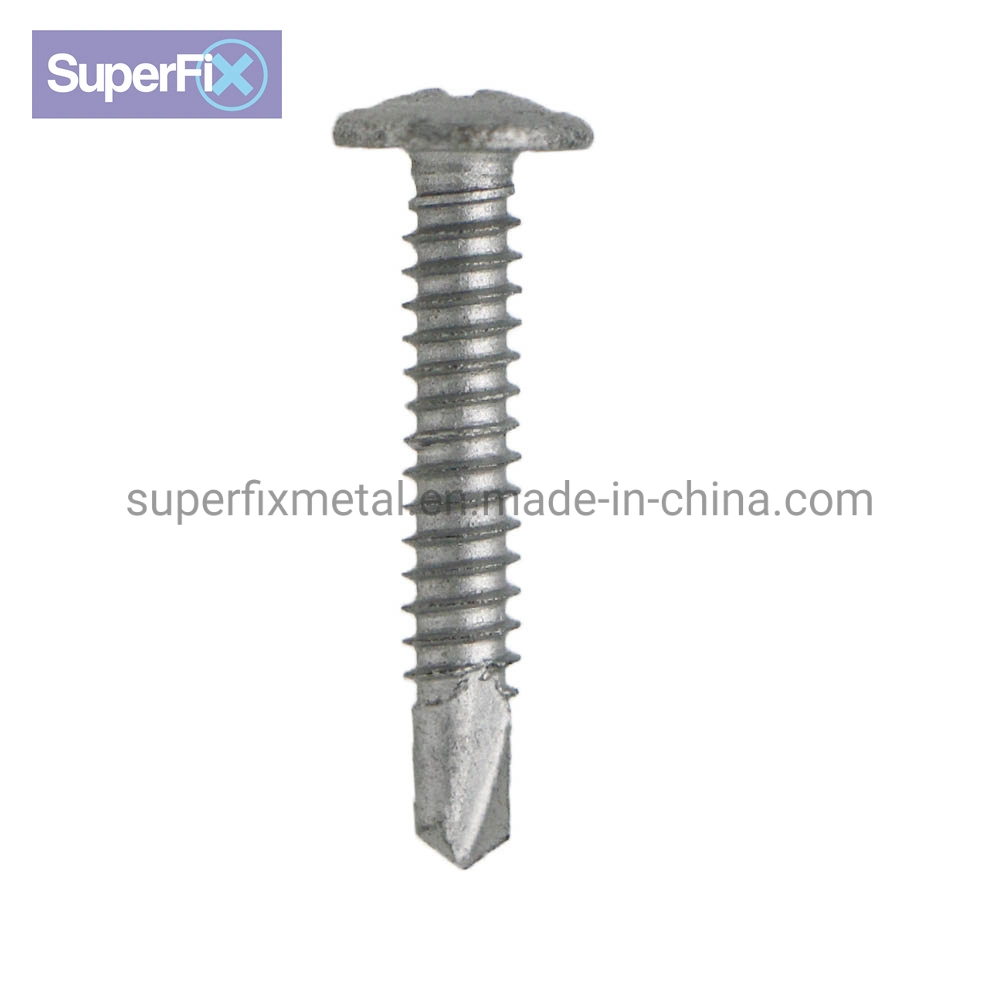 DIN7504K Hexagon Head Drilling Screws with Tapping Screw Thread with Collar