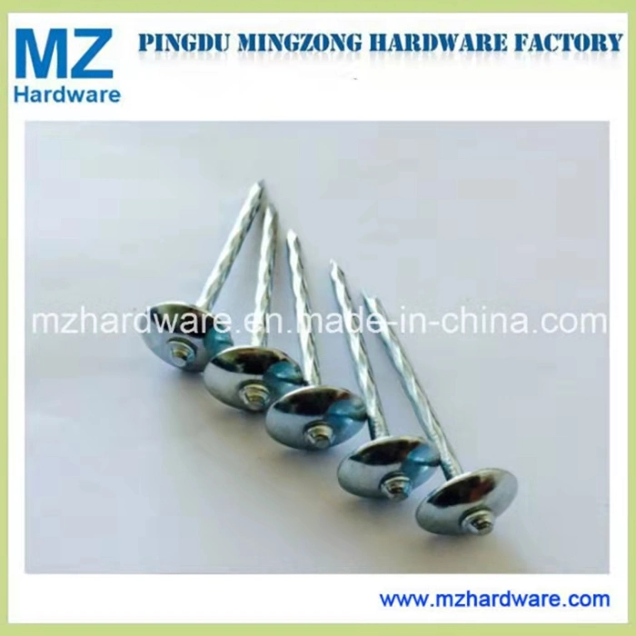 Electro Galvanised Screw Twisted Roofing Nail for Pallet