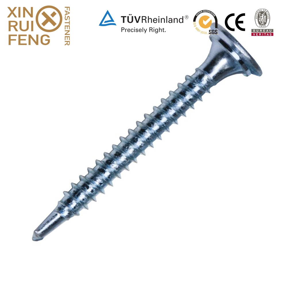 Xinruifeng Fastener Extra Guard #6 X 1-1/4&quot; Phillips Drive Coarse Fine Thread Double Bugle Scavenger Head Self Drilling Drywall Screws