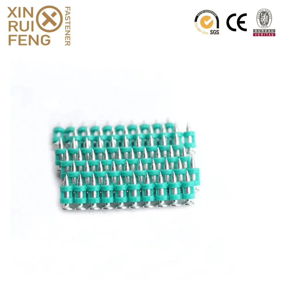 Plastic Collated Concrete Nails Steel Drive Gas Pins Shooting Nails