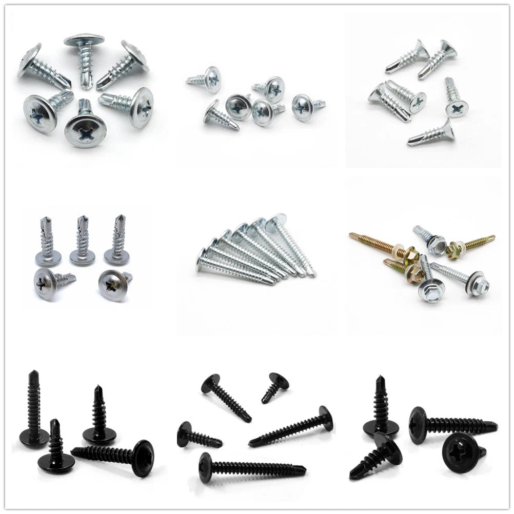 Wafer Head Bolt and Nuts Hardware Fittings Self Drilling Screw