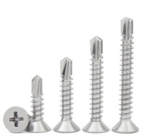 China Cross Recessed Countersunk Head Self Drilling Tapping Screws for Window