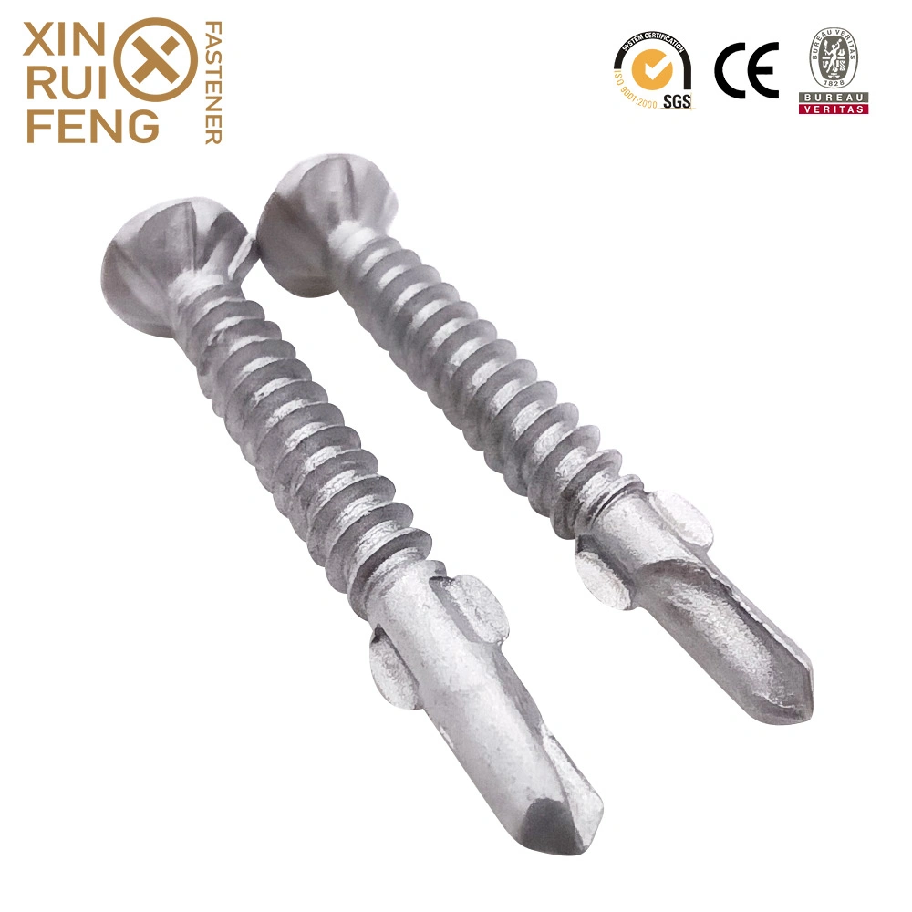 Xinruifeng Fastenes Ruspert Sst1000 Wings Teks Fiber Cement Self Drilling Screws