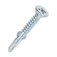 DIN7982 Galvanized Flat Phillips Head Self Tapping Screw