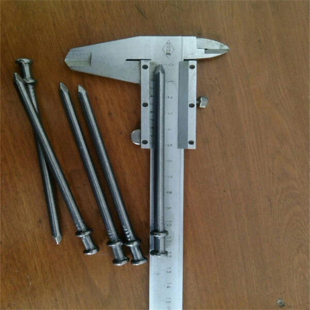 Rust and Corrosion Resistant/Flat Head Double Hat Nail/Smooth Rod General Nail/Double Hat Nail