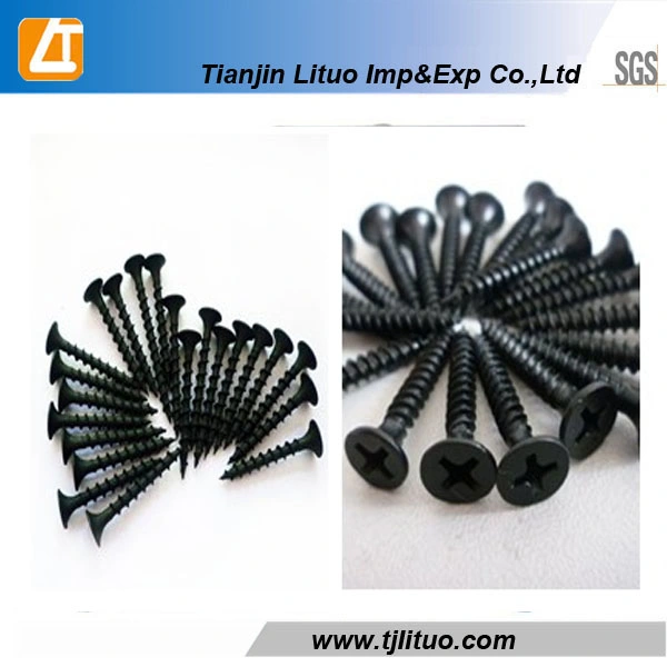 Bugle Head Fine Thread Black Phosphated Drywall Screw