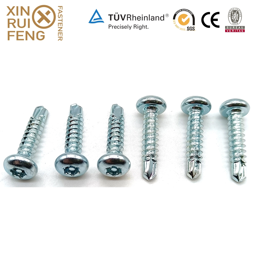 Wafer Head Phillips Cross Drive Truss Head Self Drilling Screw