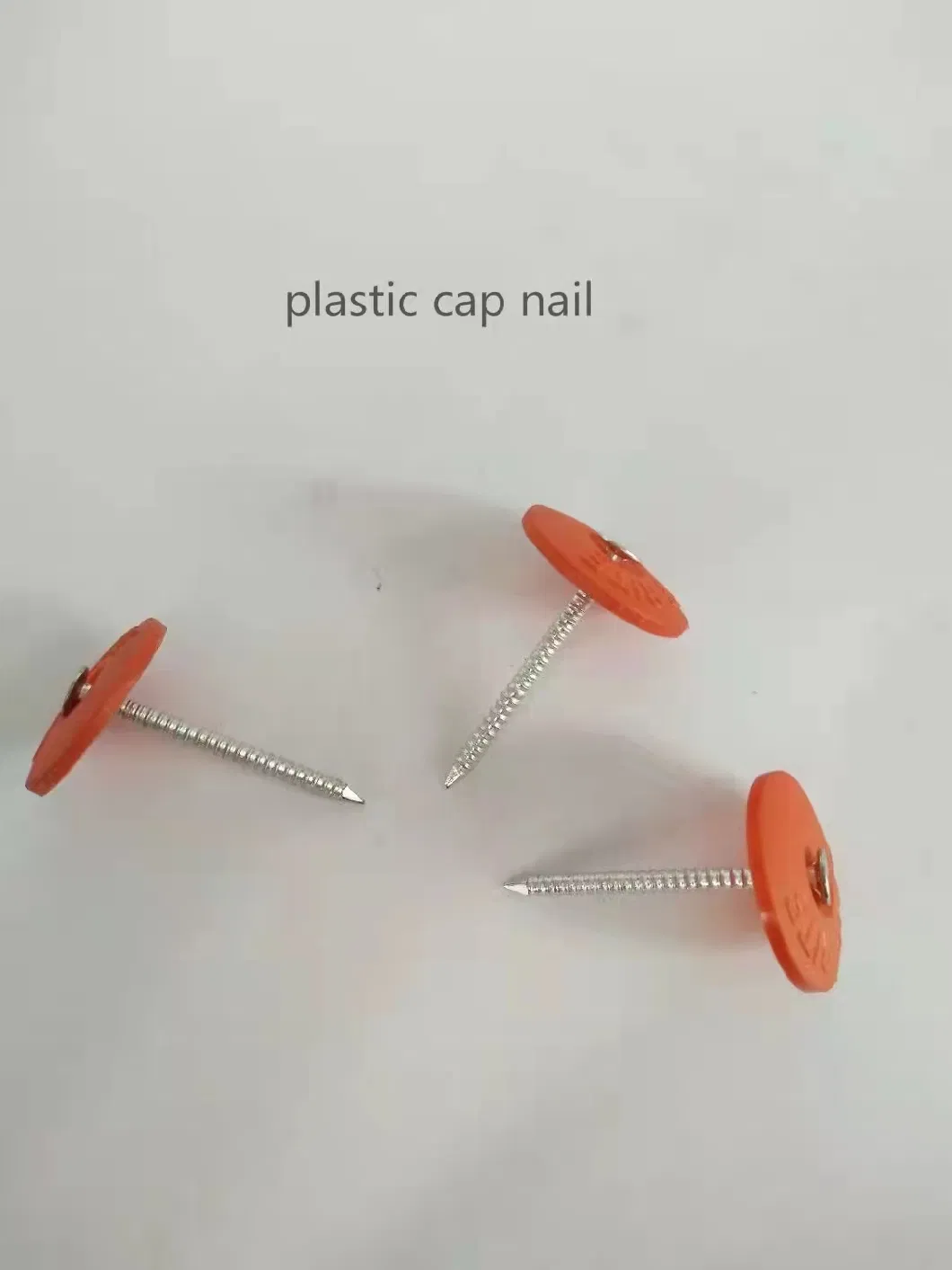 China Manufacture Grip-Rite Cap 2&quot; Plastic Cap Nail with Ring Shank