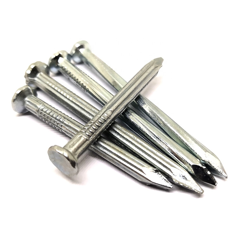 48-52HRC Galvanized Steel Grooved Concrete Coil Nails