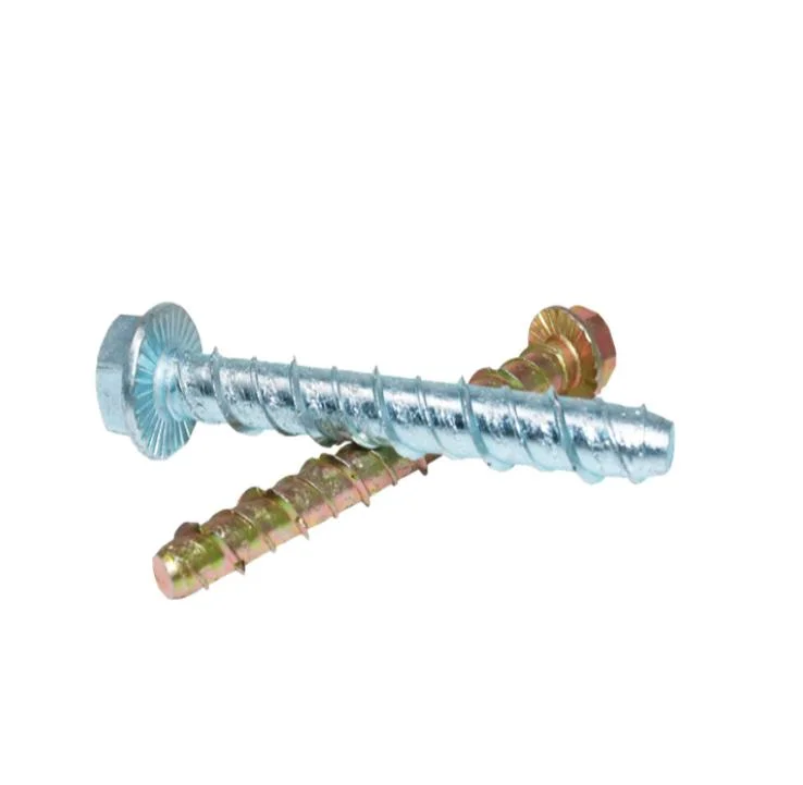 2022 Hex Flange Concrete Thread Self-Cutting Anchor Cement Self-Tapping Screws