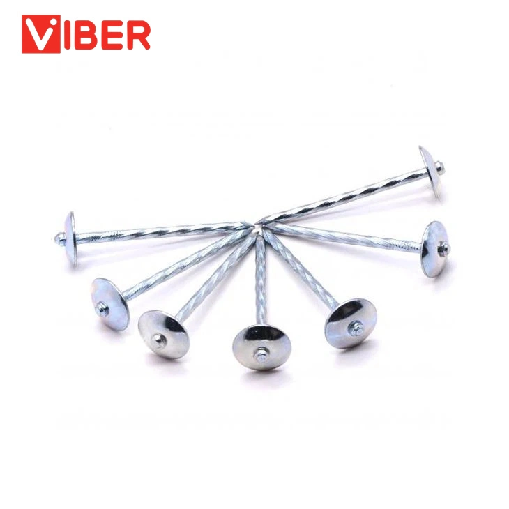 Xi&prime;an Factory Q195 Galvanized Umbrella Head Smooth/Twist Shank Roofing Nails