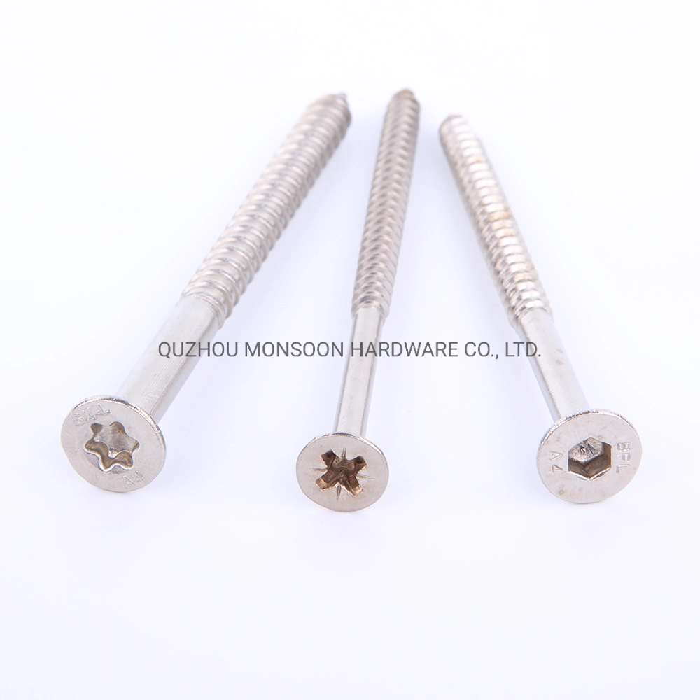 Low Price Countersunk Head Round Roofing Fastener Shoulder Self Drilling Wood Screw