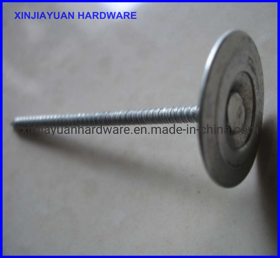 Ring Shank Roofing Nails Masonry Steel Nail Metal Round Cap