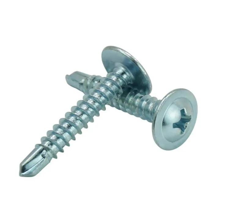 Carbon Steel Phillips Truss Wafer Head Roofing Self Drilling Screws