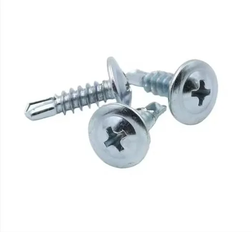 Carbon Steel Phillips Truss Wafer Head Roofing Self Drilling Screws