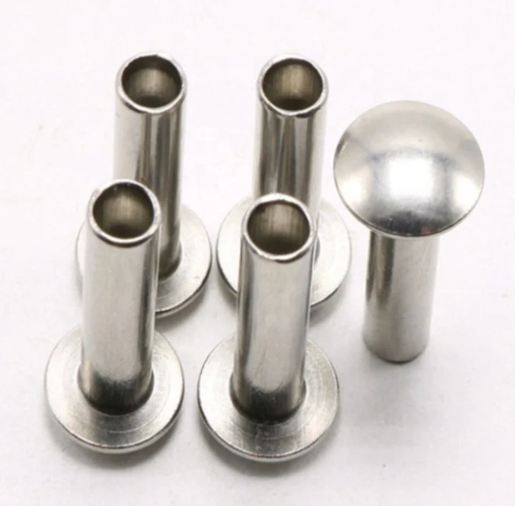 M2 M2.5 M3 M4 M5 M6 DIN 6791 Stainless Steel 304 Semi-Tubular Pan Head Semi Tubular Rivets