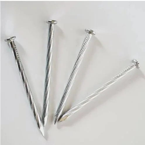 45#/55# Concrete Steel Nail Common Metal Iron Nail with Grooved/Fluted/Smooth/Spiral/Bamboo Shank Hardware