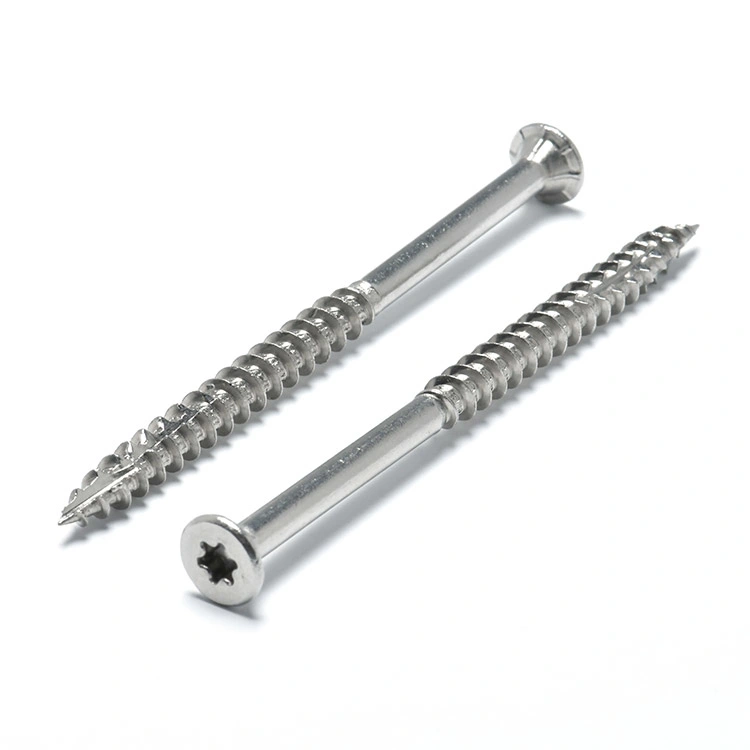 Custom Stainless Steel 304 Torx Drive Countersunk Head Self Tapping Decking