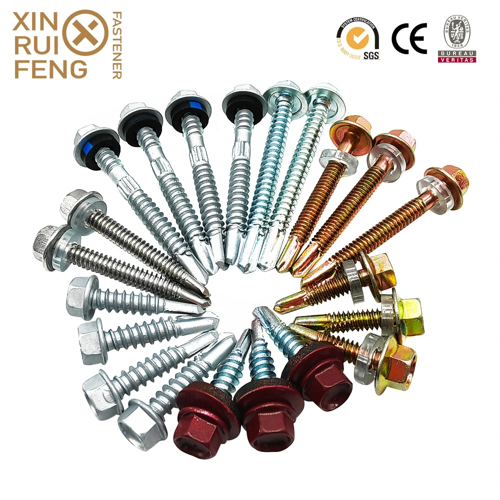 China Manufacturer Fastener Many Kinds of Hex Head Self Drilling Screw