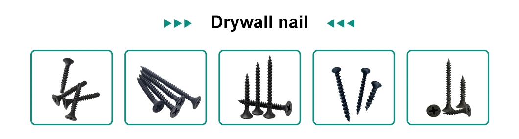 Factory Produce Black Metric Phophating Drywall Screw Fine Coarse Thread High Quality with The Best Price