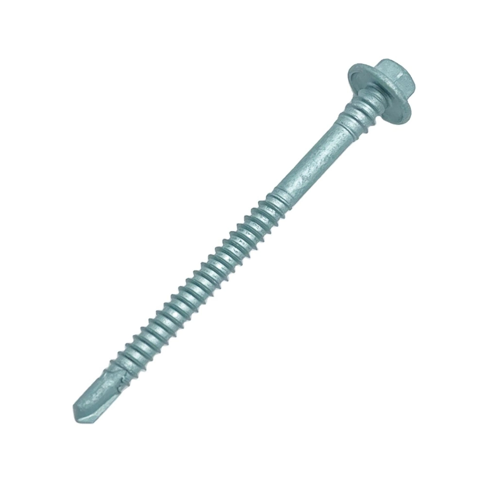 Hex Flanged Head, Self Drilling Screw, Double Thread