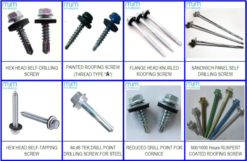 Trimed Head Chipboard Decking Screw Torx Drive with Type17 Cutting Timber Screw