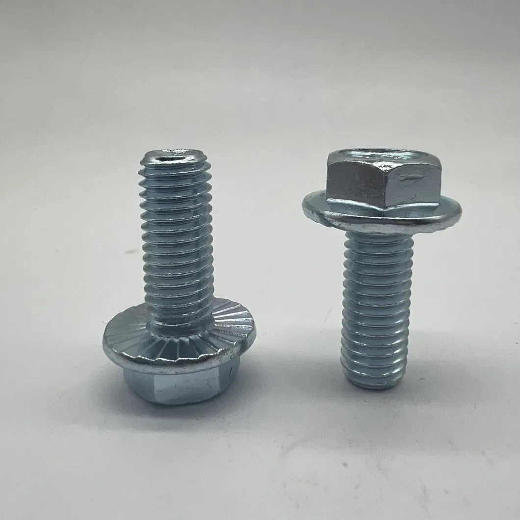 Serration Flange Screw DIN6921 Hexagon Head Screws with Flange