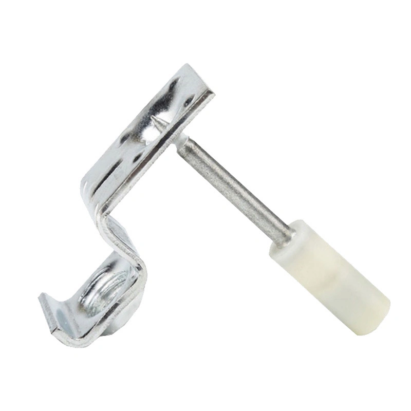 Head Drive Pin with Metal Right Angle Ceiling Clipsilencing Integrated Shooting Nail