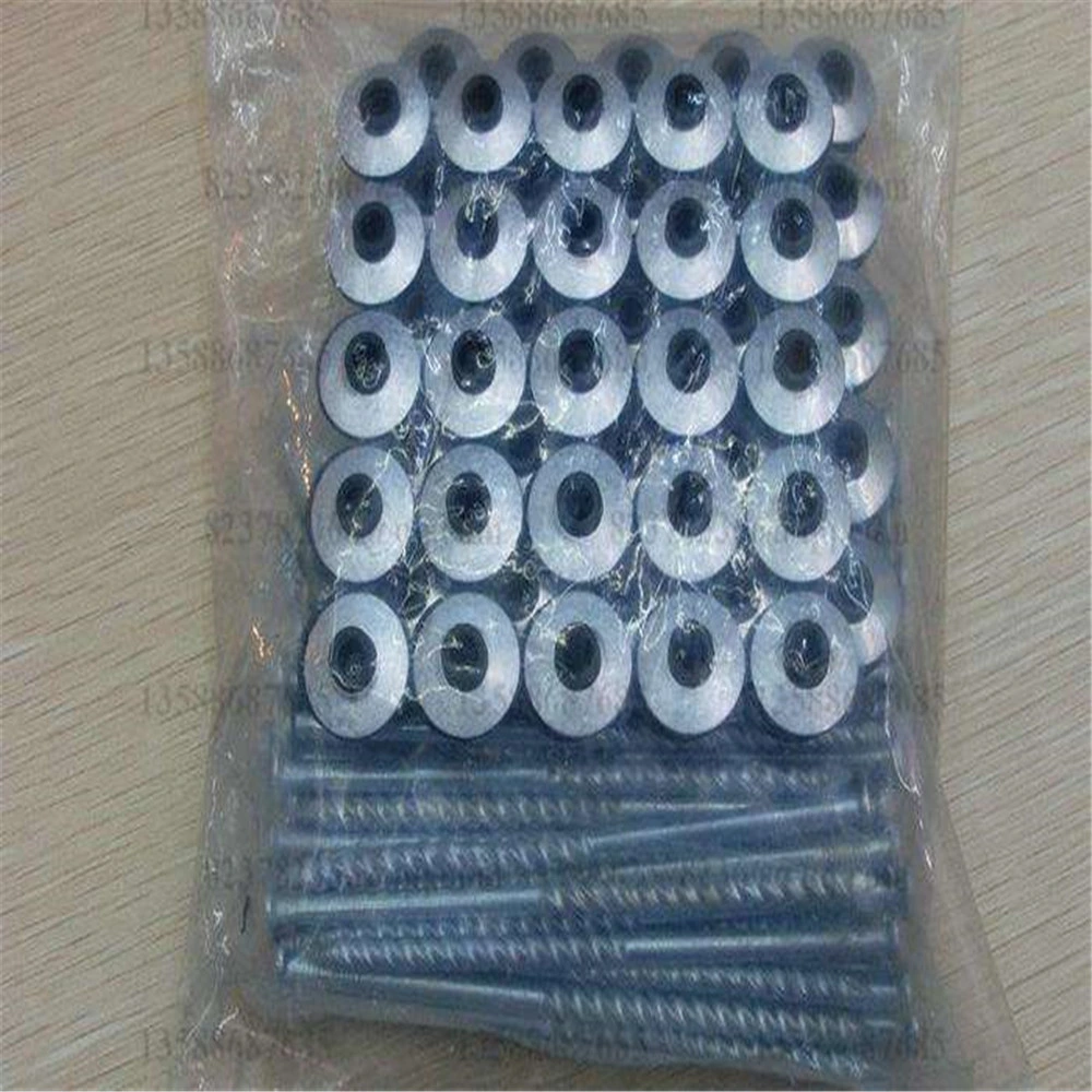 Umbrella Head Roofing Nail/Blue and White Zinc Plated/Color Zinc Corrugated Nails