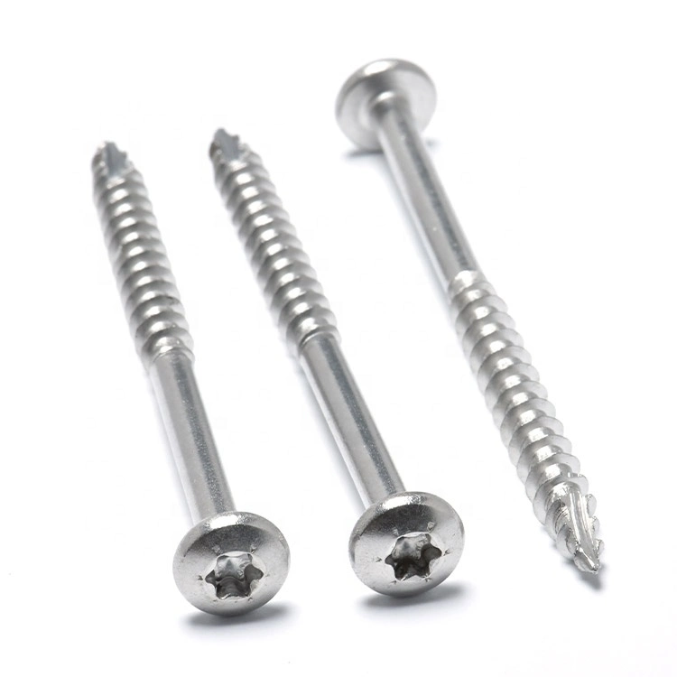 High Quality Pozidrive White Zinc Wood Screws Countersunk Head